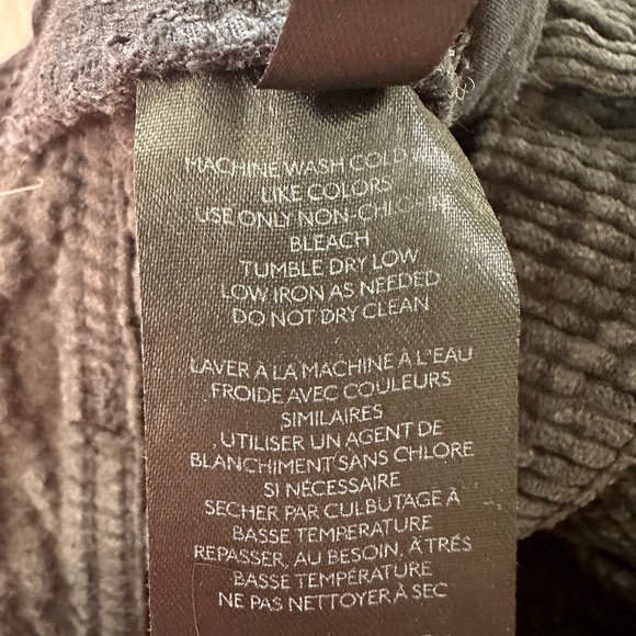 BDG High Rise Baggy Corduroy Pants-Size 30-Black - Picture 7 of 8